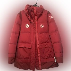 Lululemon RARE Paralympic parka sz 8
